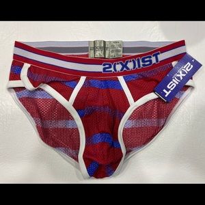2(x)is performance rugby fabric low cut brief